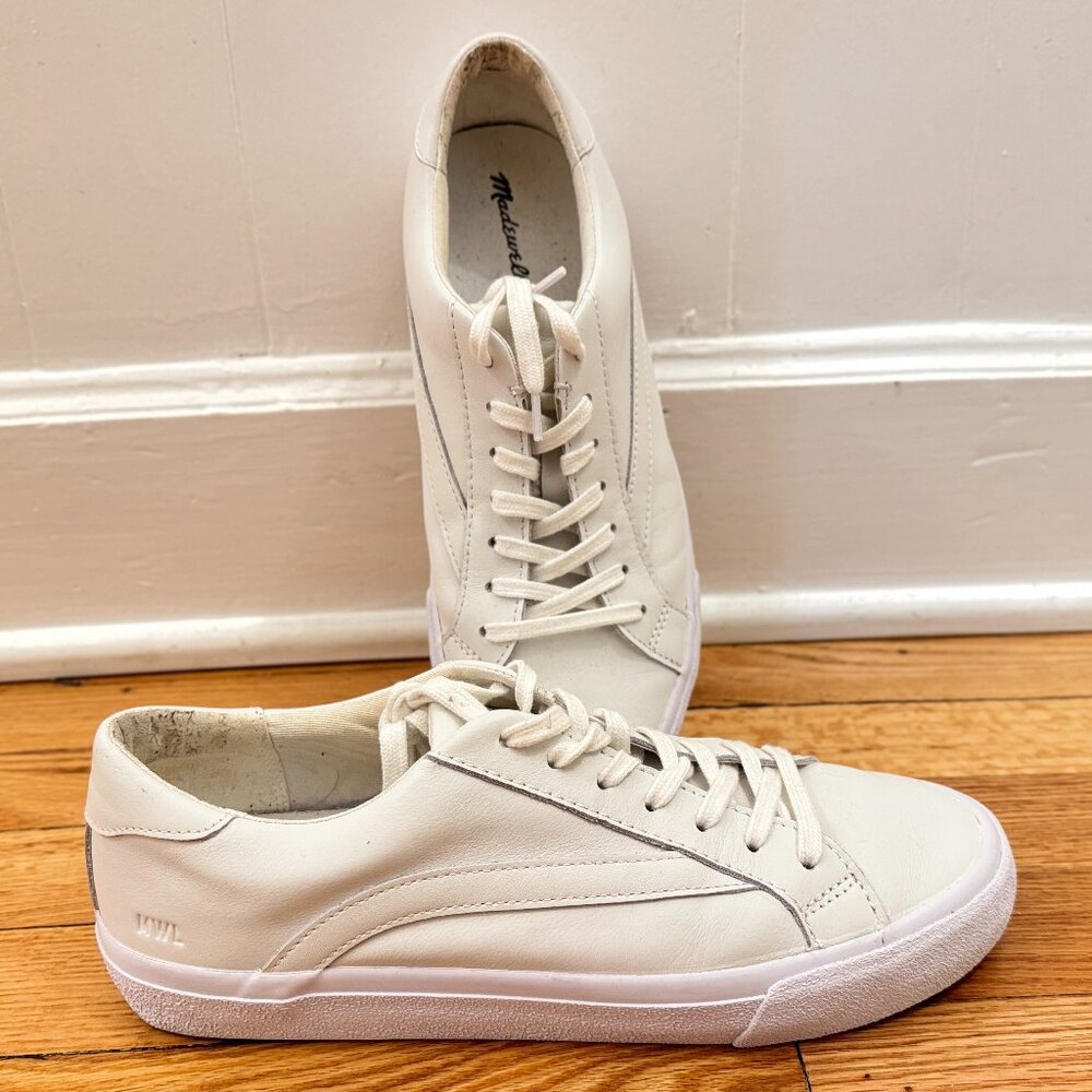 Madewell Sidewalk Low-Top Sneakers in Leather
